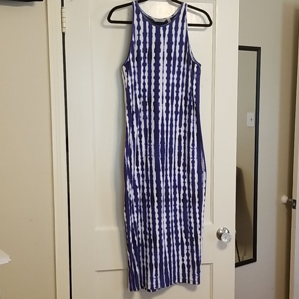 NWOT Athleta Tie Dye Midi Dress - Size L